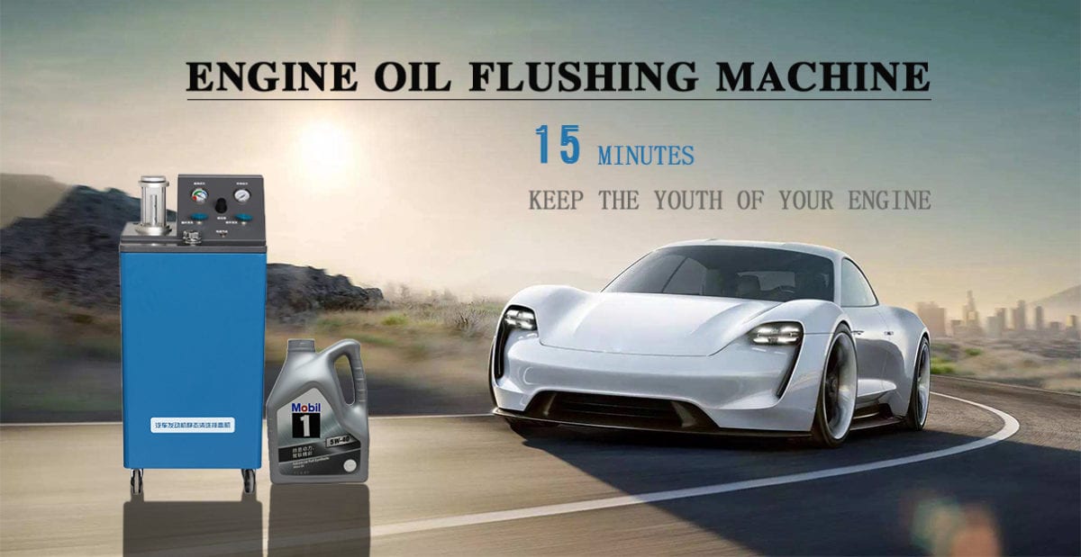 Engine Lubricant Oil Flushing and Changing Machine